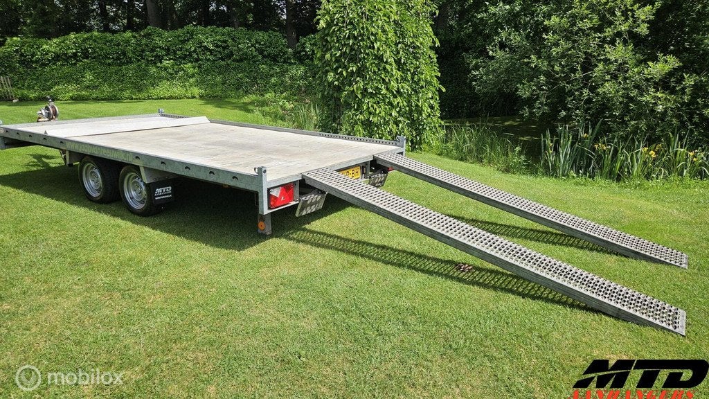 Anssems autotransporter machinetransporter + oprijplaten, Gebruikt