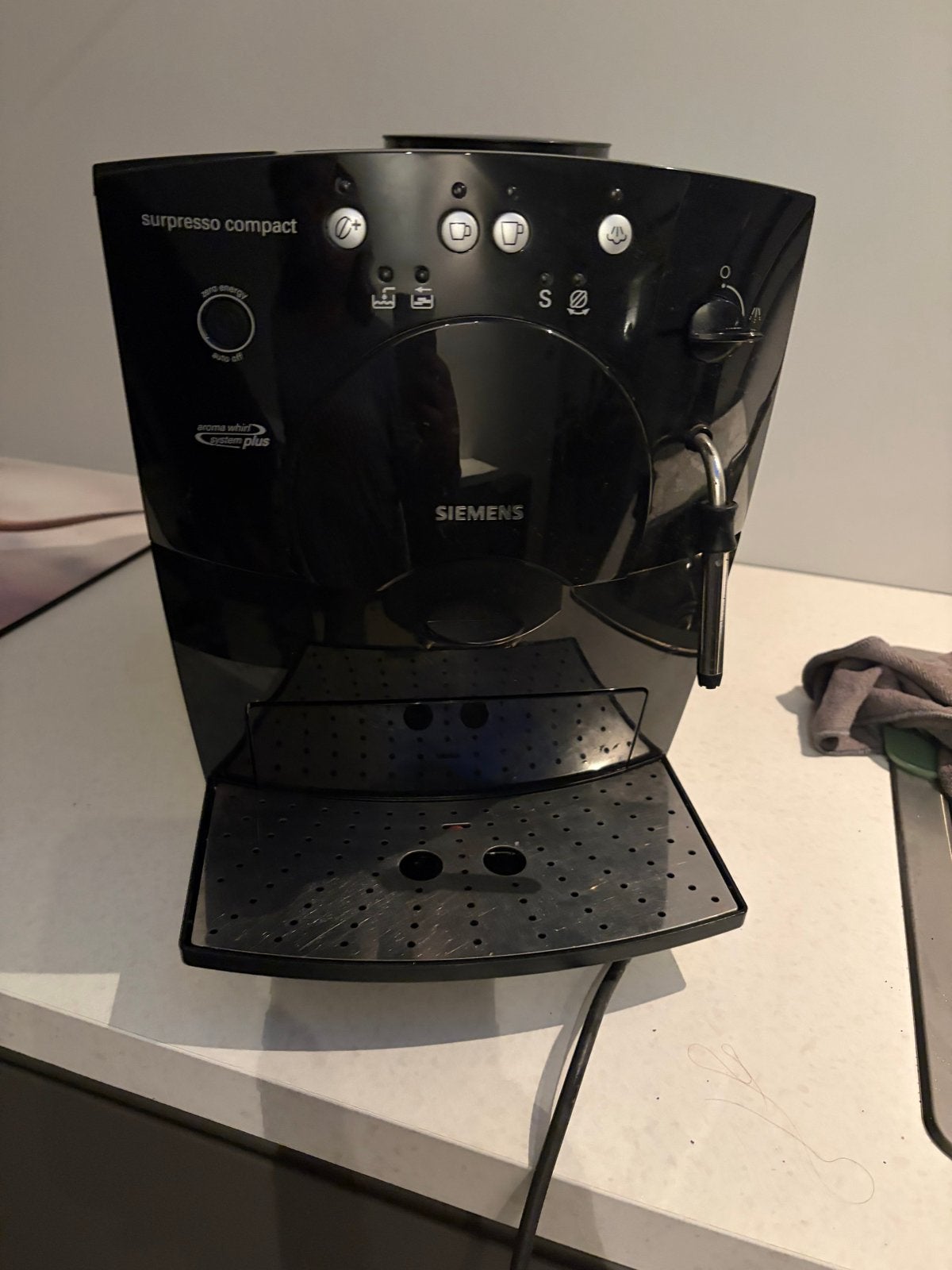 Siemens Surpresso Compact Espresso Apparaat, Gebruikt, Espresso apparaat, Koffiebonen, 2 tot 4 kopjes