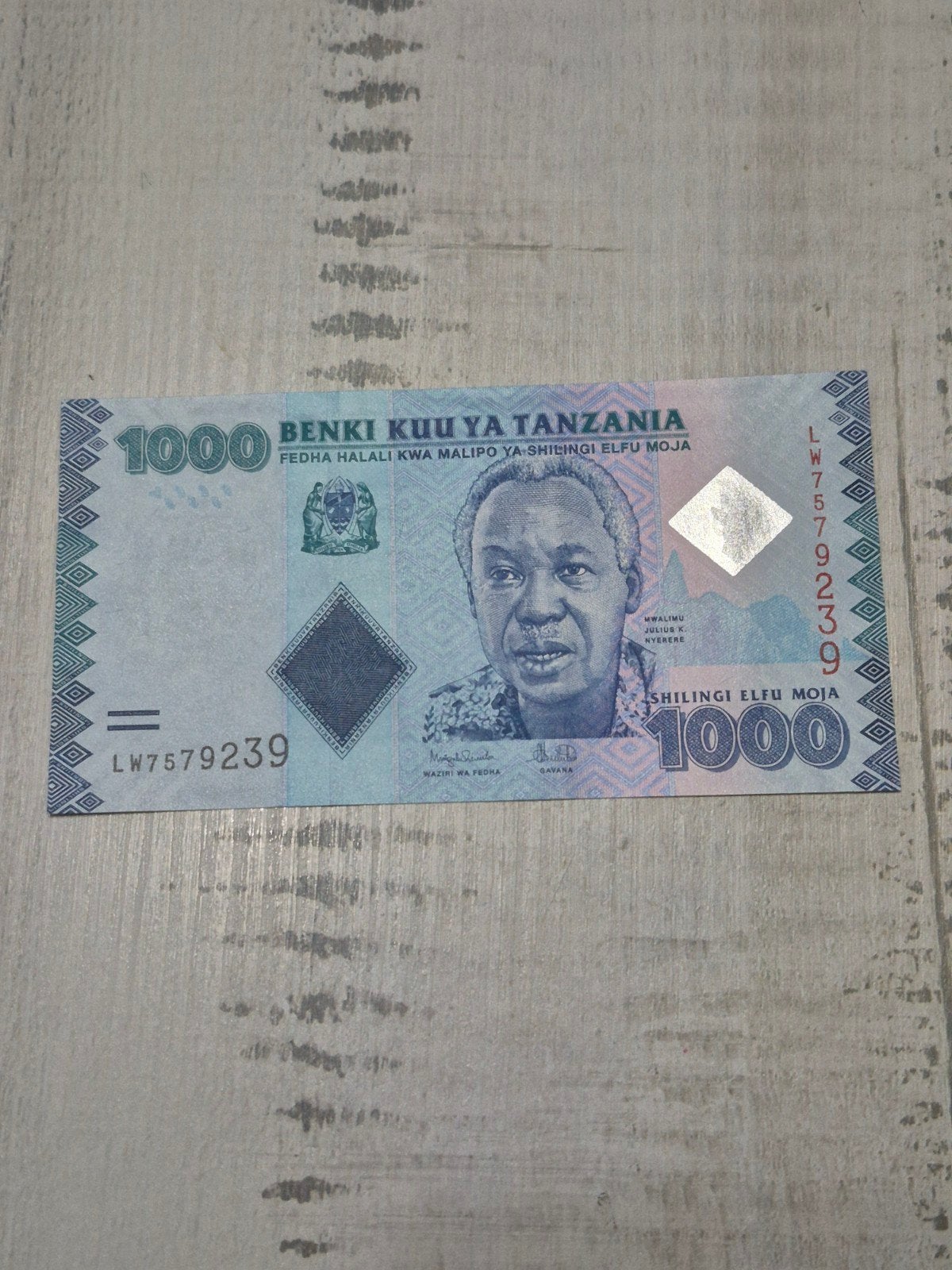 1000 Shilling UNC Tanzania - Bank of Tanzania, Ophalen of Verzenden, Tanzania