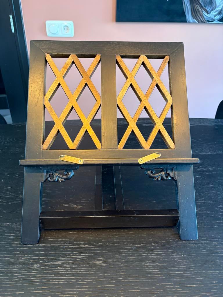 Chippendale Stijl Houten Lessenaar / Boekenstandaard, Huis en Inrichting, Woonaccessoires | Overige, Ophalen of Verzenden, Zo goed als nieuw