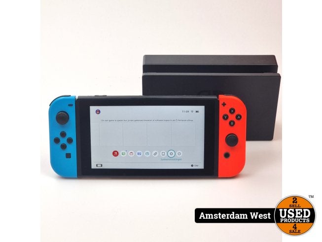Nintendo Switch V1 Console Rood/Blauw | Nette staat, Nintendo, Zo goed als nieuw, Support@nintendo.com, 11-1 Hokotate-cho, Kamitoba, Minami-ku
Kyoto 601-8501
Japan