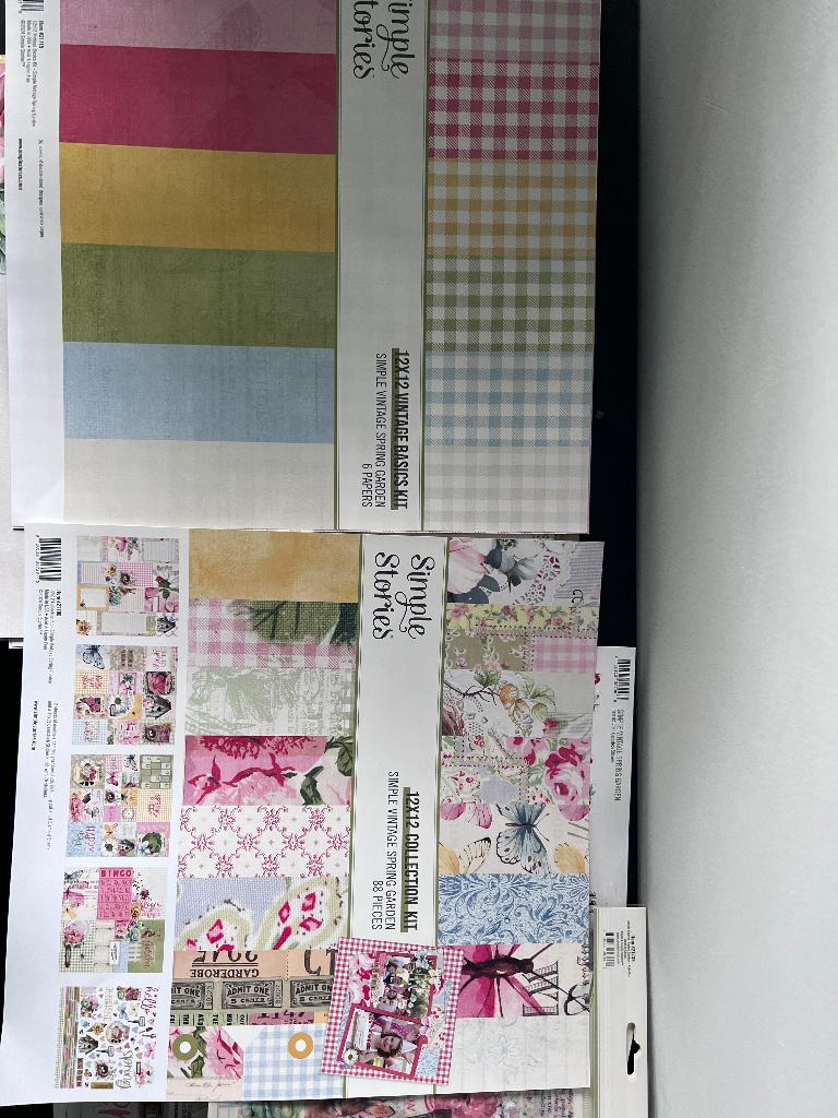 Simple Stories Simple Vintage Spring collectie, Ophalen, Zo goed als nieuw, Overige typen, Overige merken