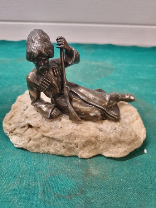 beeld brons C.Russian school 19, Verzamelen, Ophalen of Verzenden
