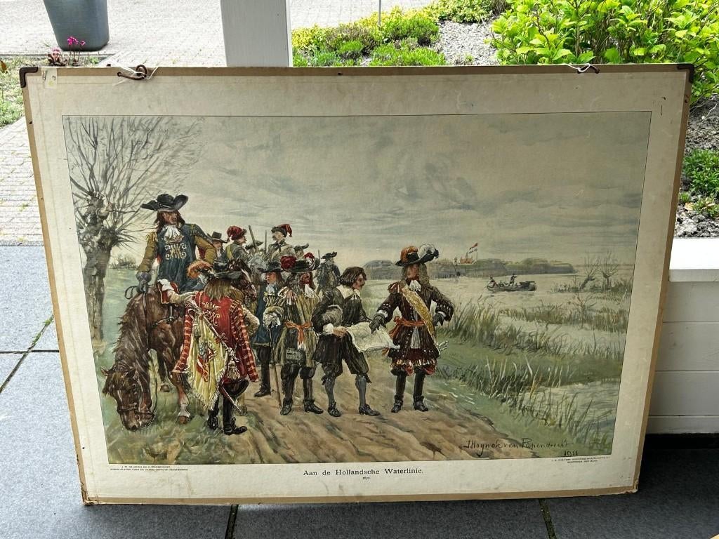 Aan de Hollandse waterlinie, 1672, Ophalen of Verzenden, Geschiedenis