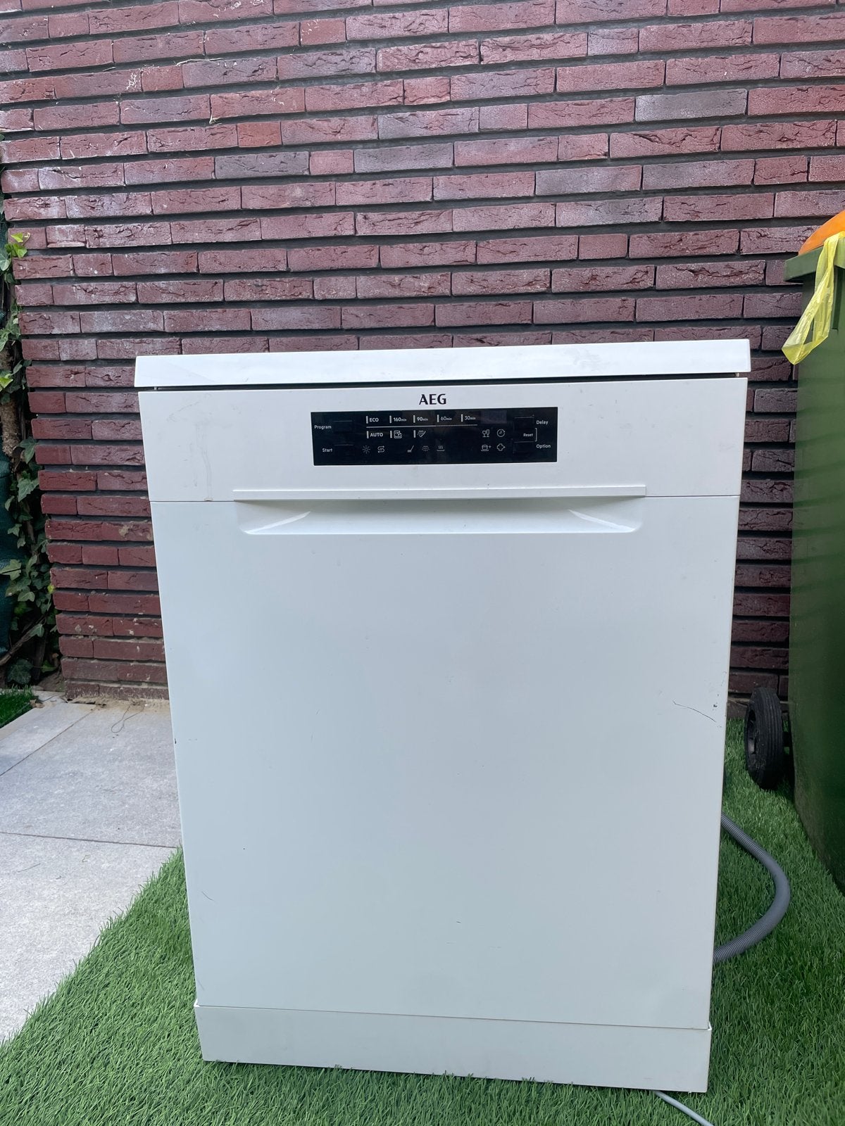 AEG Vrijstaande Vaatwasser, Ophalen, Gebruikt, 60 cm of meer, Eco programma