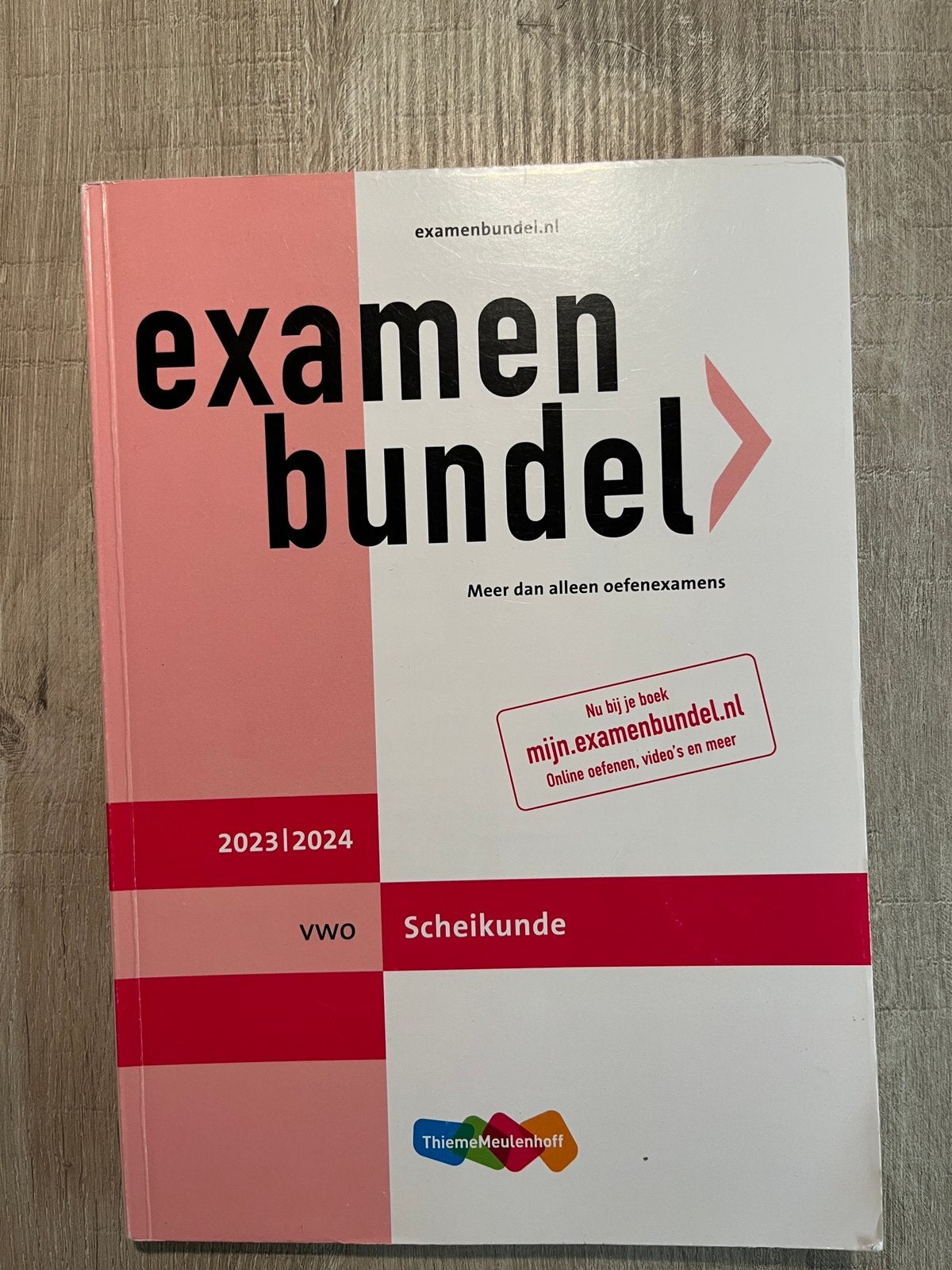 Examenbundel VWO Scheikunde 2023/2024, Ophalen of Verzenden, Zo goed als nieuw, VWO, Scheikunde