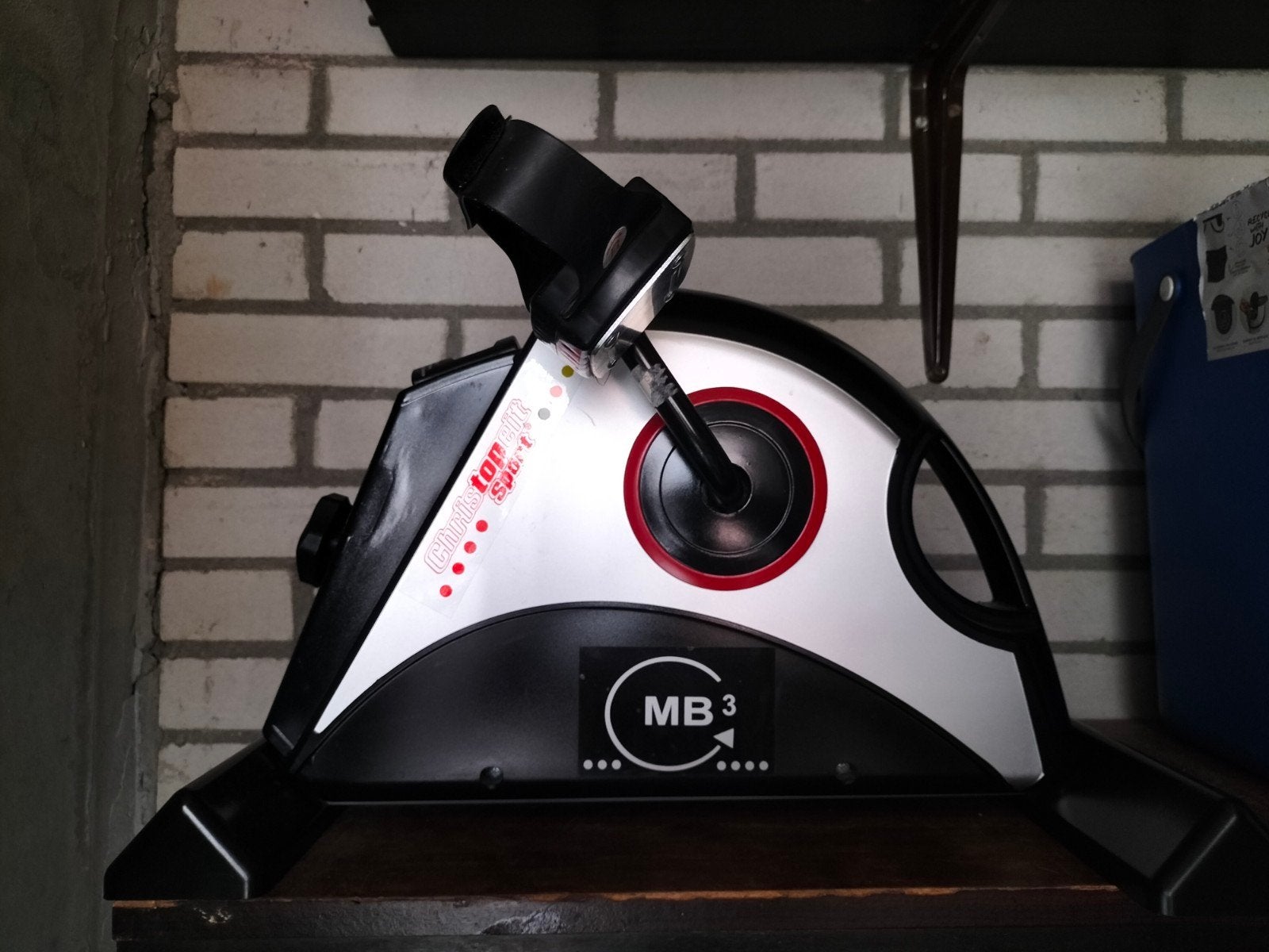 Christopeit Sport MB 3 Mini Hometrainer, Ophalen, Gebruikt, Armen, Metaal
