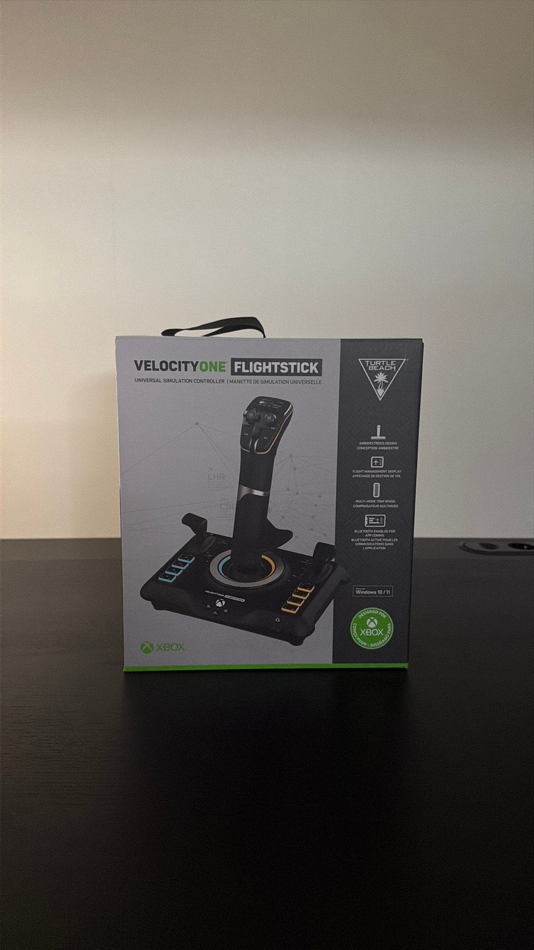 TURTLEBEACH VELOCITYONE FLIGHTSTICK, Ophalen of Verzenden, Zo goed als nieuw, Stuurtje of Sportattribuut, Xbox Original