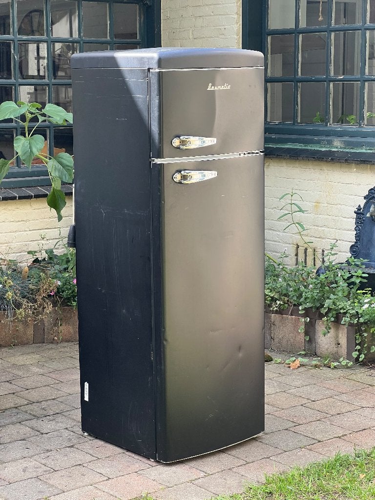 Retro koelkast Baumatic - Werkt goed, Ophalen, 150 tot 200 liter, Gebruikt, 140 tot 160 cm