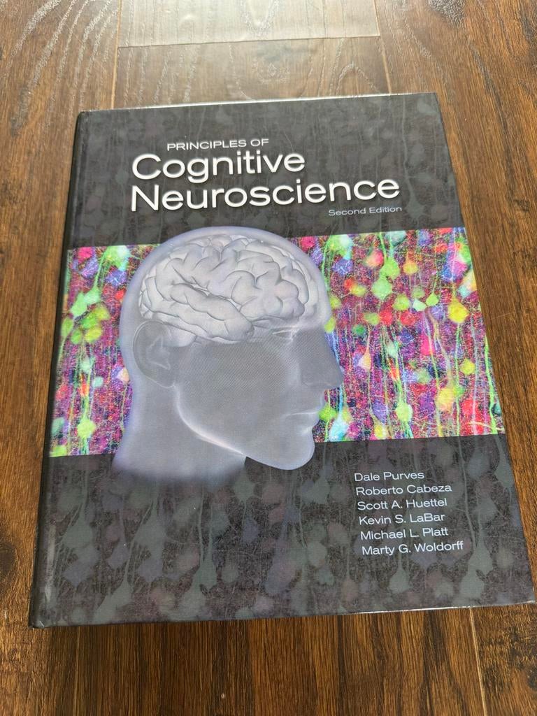 Principles of Cognitive Neuroscience - Tweede Editie, Boeken, Ophalen of Verzenden, Beta, Zo goed als nieuw, WO
