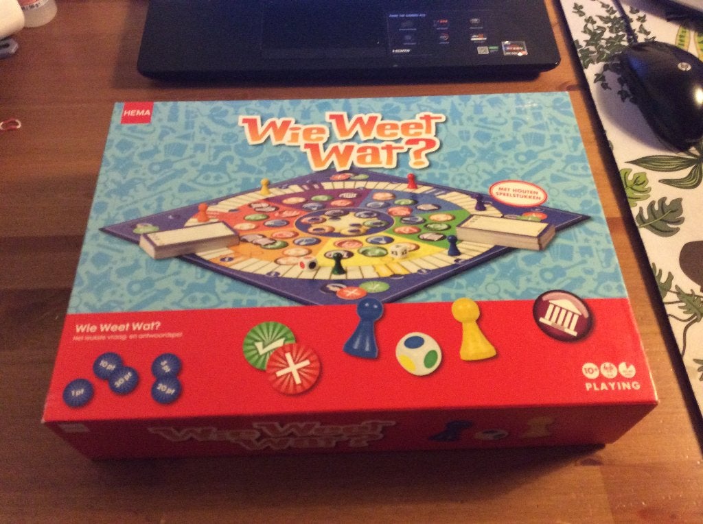Wie Weet Wat? bordspel. Onderdelen nog nieuw, Hobby en Vrije tijd, Een of twee spelers, Ophalen of Verzenden, Nieuw, Hema