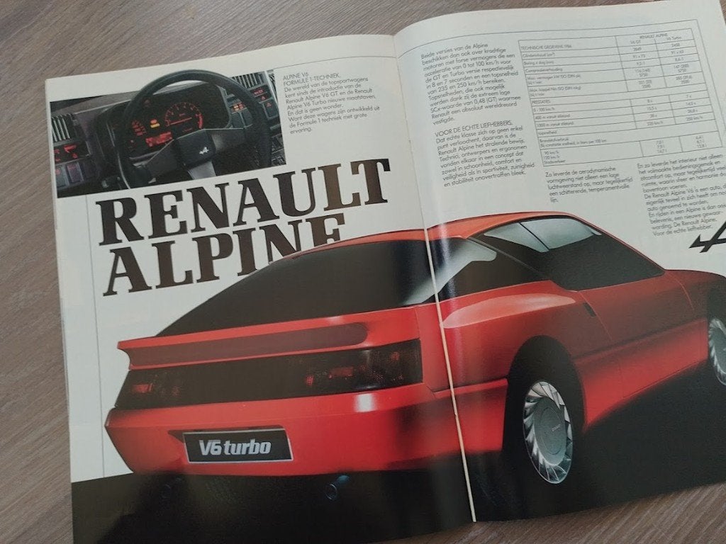 Renault 1986 modellen,folder 5, 9, 11 ,21 ,25, Espace,Alpine, Ophalen of Verzenden, Nieuw, Renault