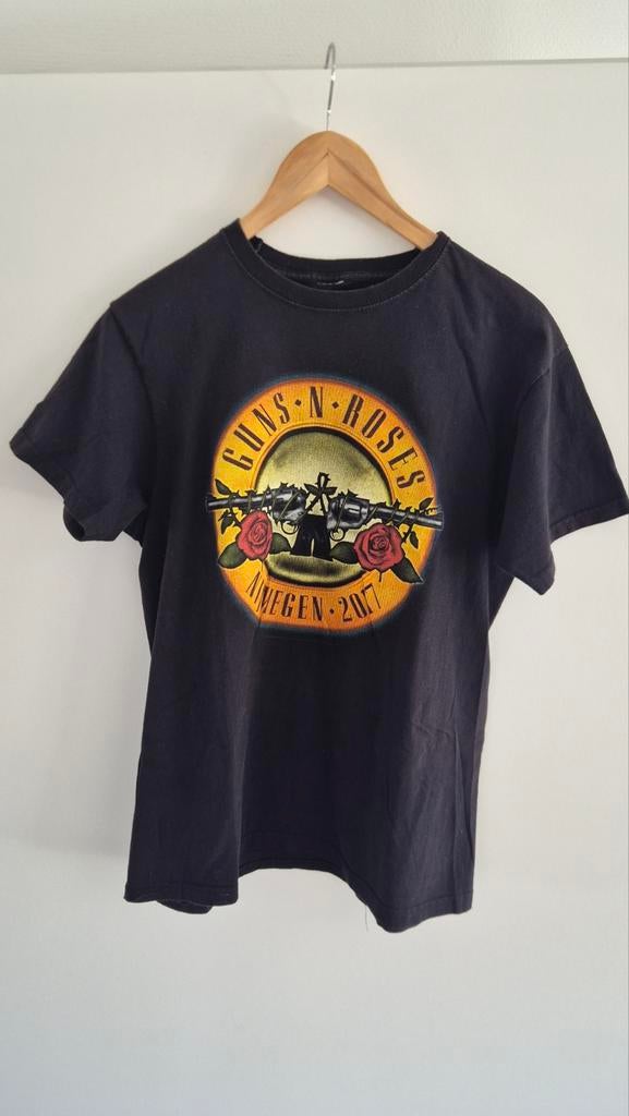 Guns N' Roses Nijmegen 2017 T-shirt Maat M, Kleding | Heren, T-shirts, Maat 48/50 (M), Zwart, Ophalen of Verzenden, Gedragen