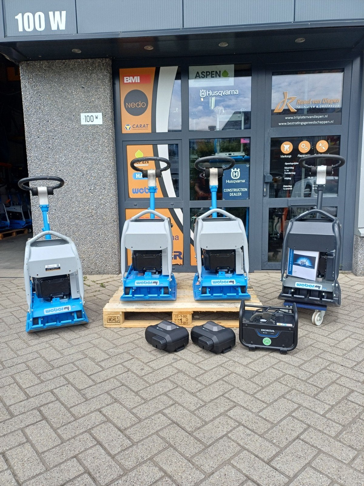 Weber CR2-45 DC Electric Demo, Ophalen