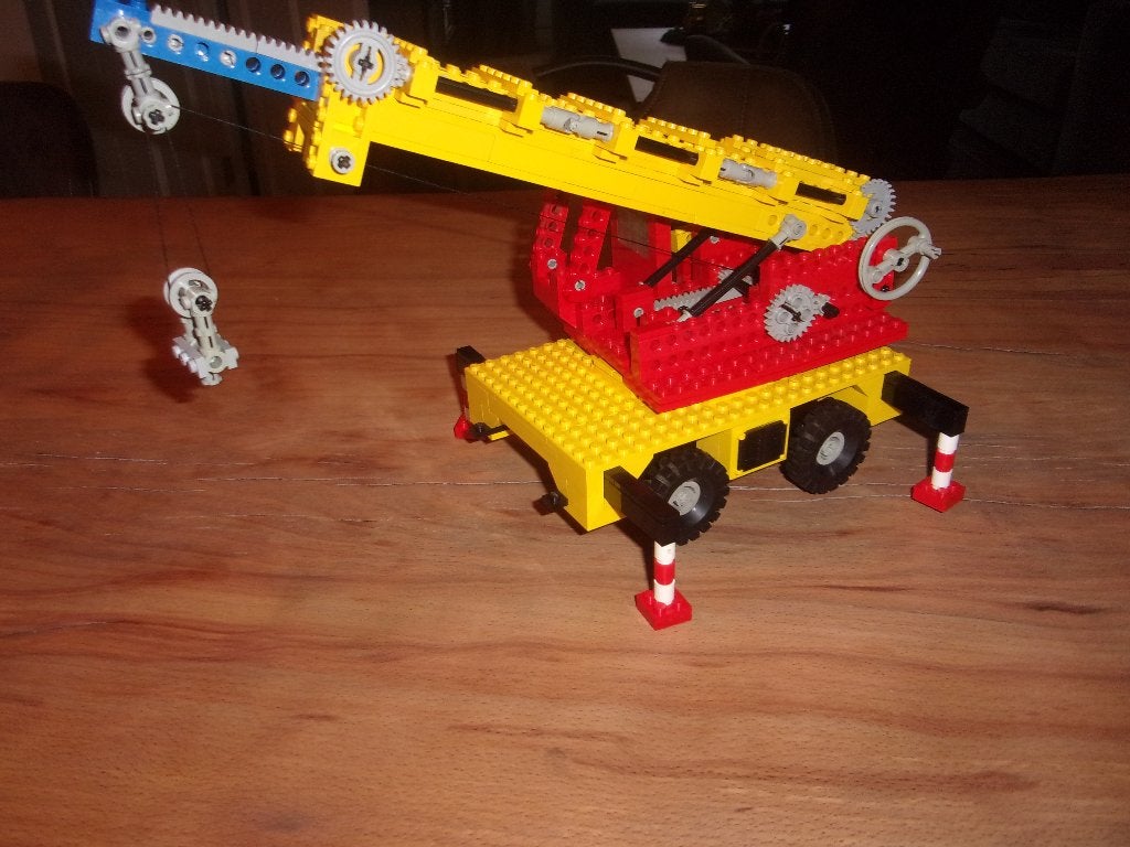 Lego Technic 855-1 Mobile Crane uit 1978, Kinderen en Baby's, Gebruikt, Lego, Ophalen of Verzenden, Complete set
