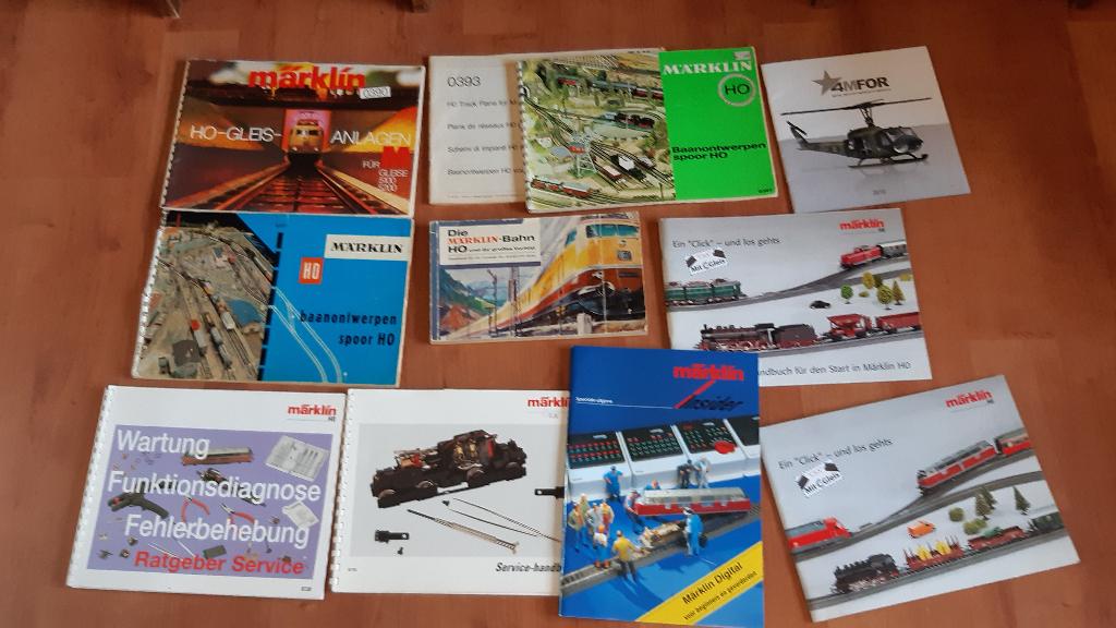 Märklin baanontwerpen e.d., boekjes en folders, Hobby en Vrije tijd, Modeltreinen | H0, Wisselstroom, Gebruikt, Märklin, Boek, Tijdschrift of Catalogus