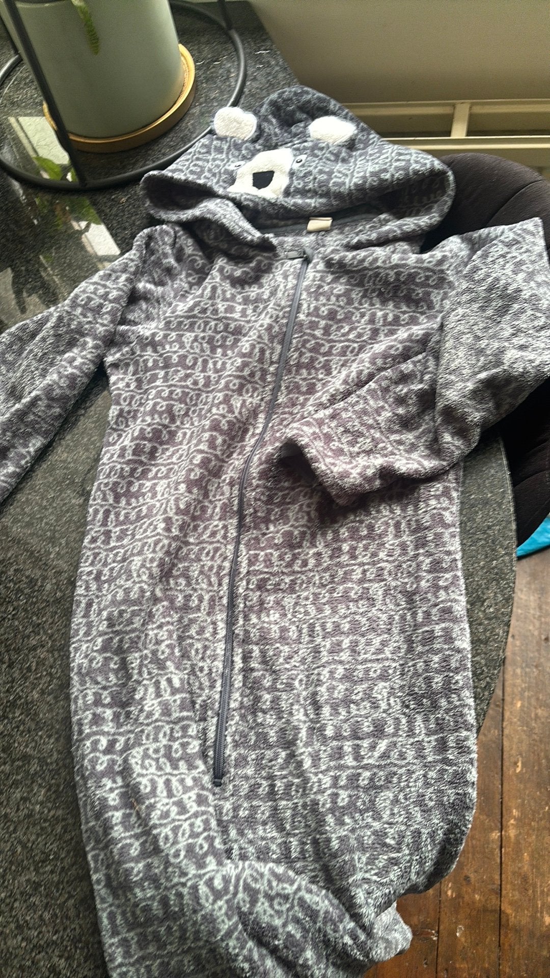 onesie Hema grijs beer maat 146-152, Ophalen of Verzenden, Zo goed als nieuw, Jongen of Meisje
