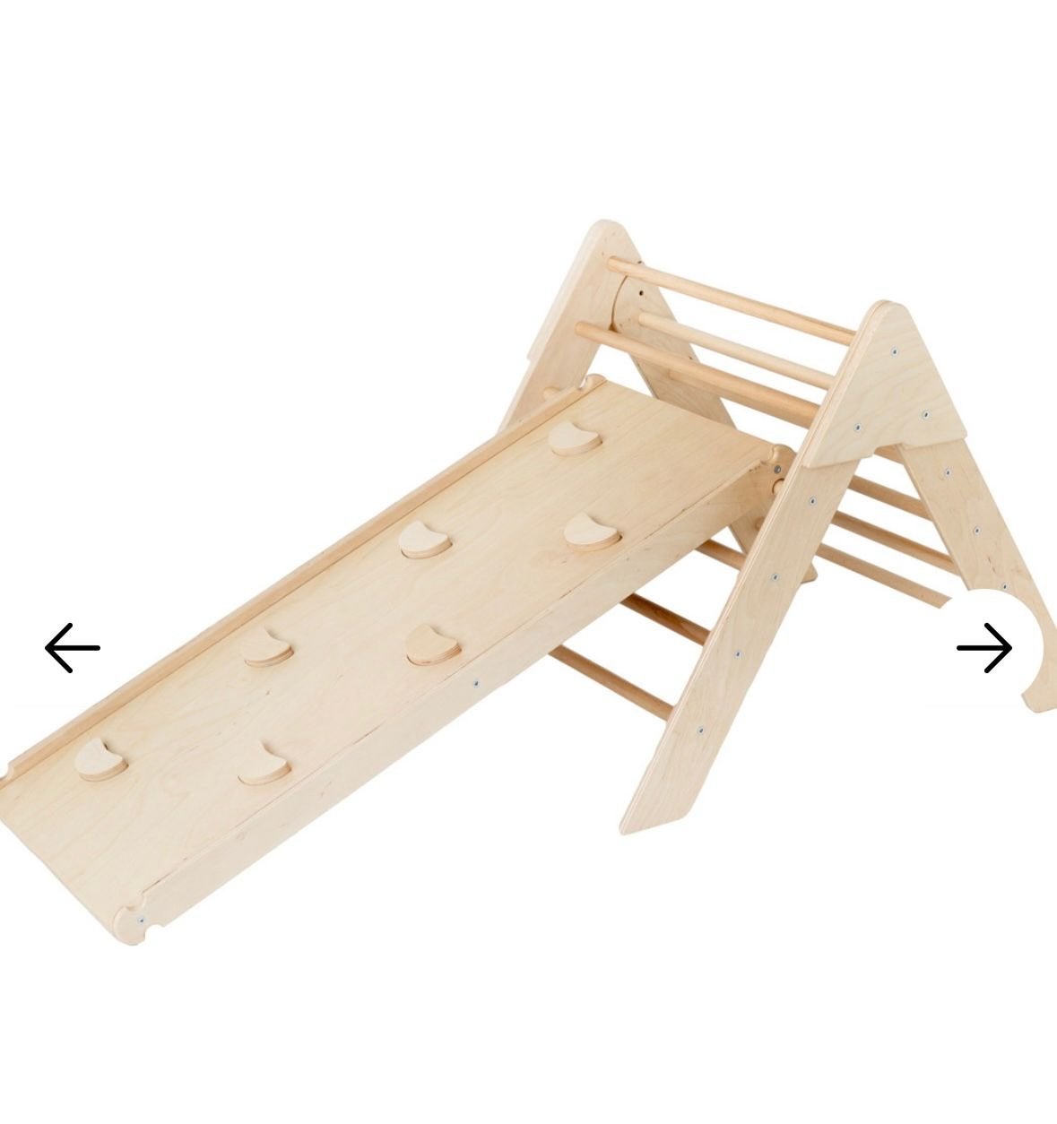Houten Klimrek, Ophalen, Zo goed als nieuw, Glijbaan
