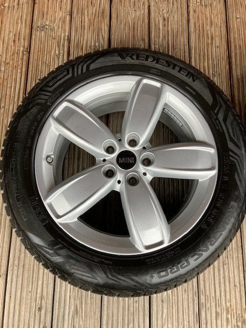 Mini Countryman F60 17" Velgen met Banden z.g.a.n., Ophalen, Gebruikt, Velg(en), 17 inch
