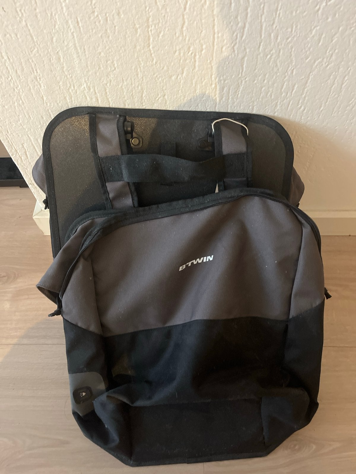 BTWIN Elops dubbele fietstas 2x15L, Ophalen, Nieuw