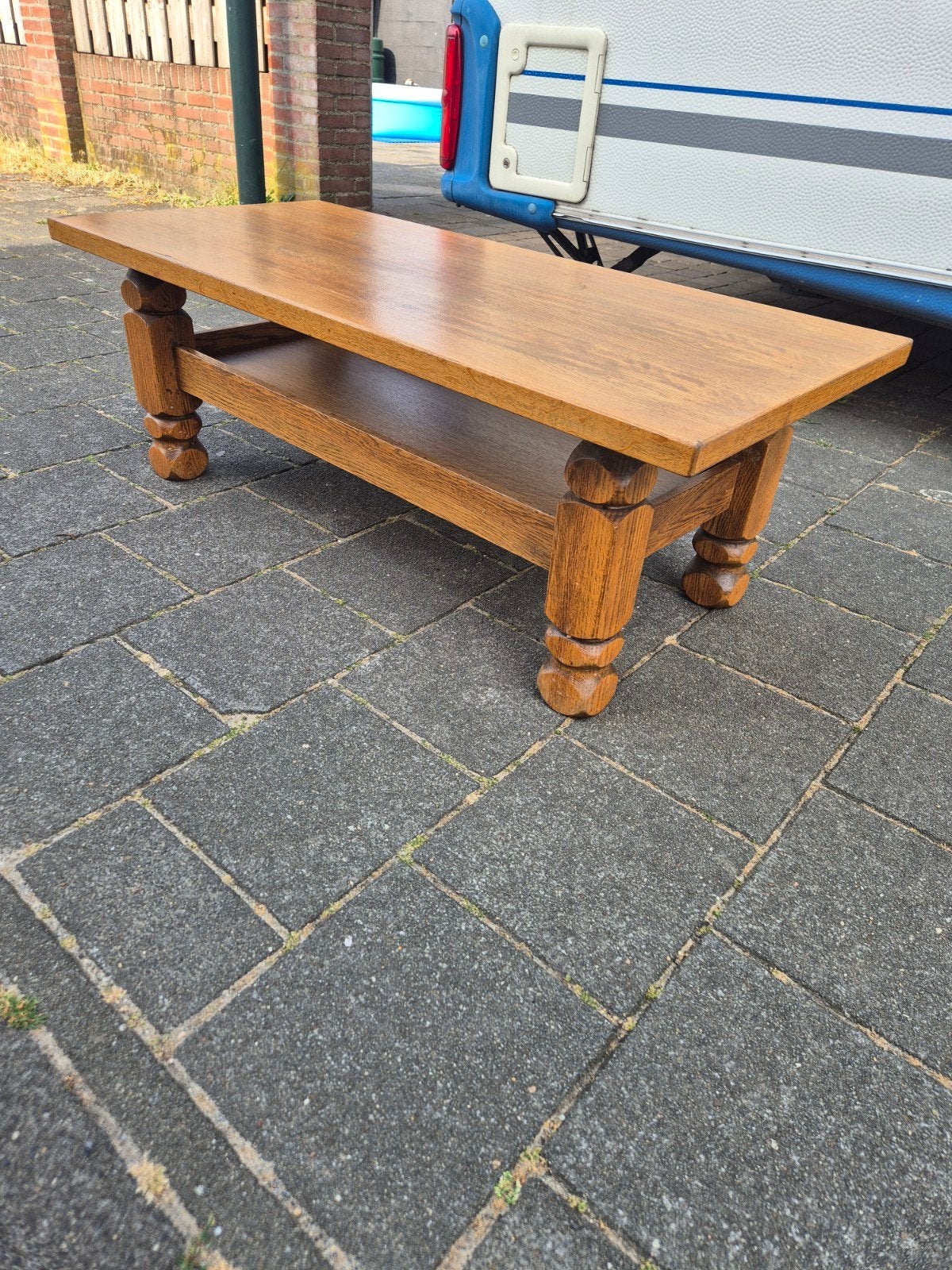 Salontafel 60x130 moet weg!, Ophalen, Rechthoekig, 100 tot 150 cm, 50 tot 100 cm