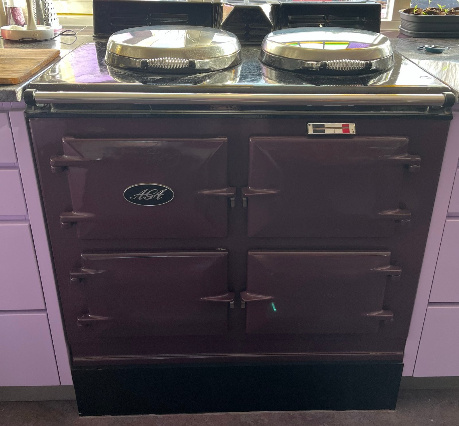 Aga 3-oven gasfornuis, om te bouwen naar elektrisch, Ophalen, Gebruikt, 3 kookzones of minder, Gas