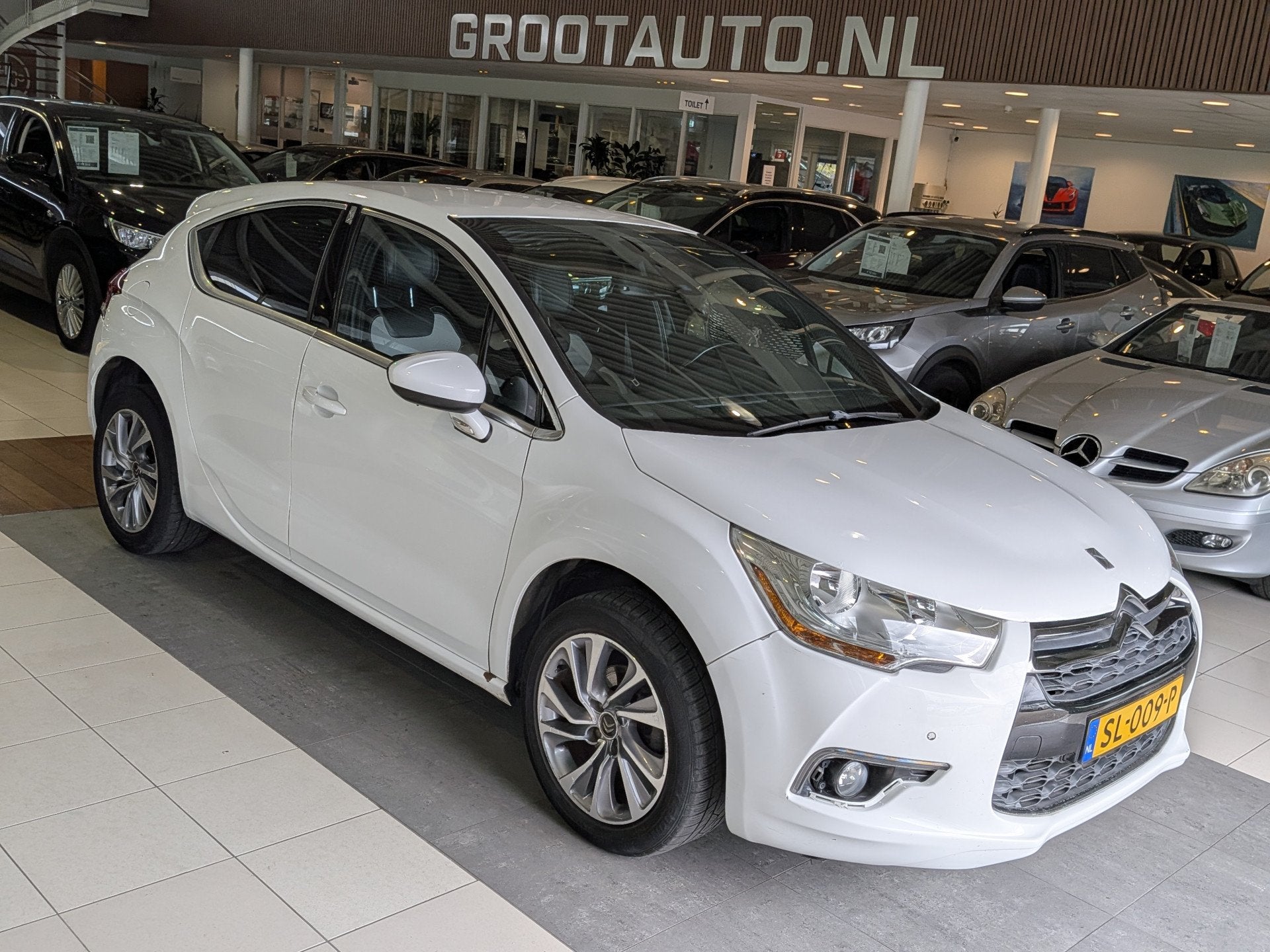 Citroën DS4 1.6 VTi Business Airco, Cruise Control, Trekhaa, Euro 5, Gebruikt, 4 cilinders, Leder en Stof