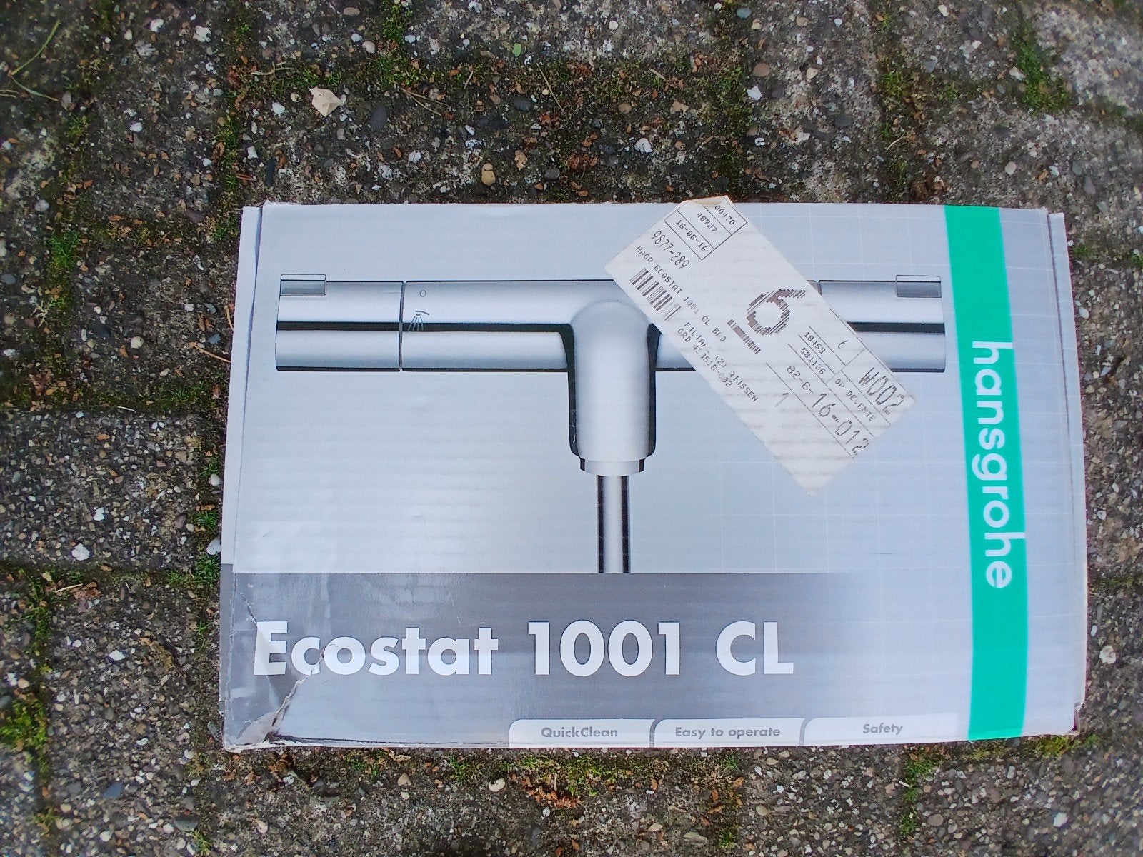 Hansgrohe Ecostat 1001 CL badkraan - Nieuw in doos, Ophalen, Nieuw, Chroom, Kraan