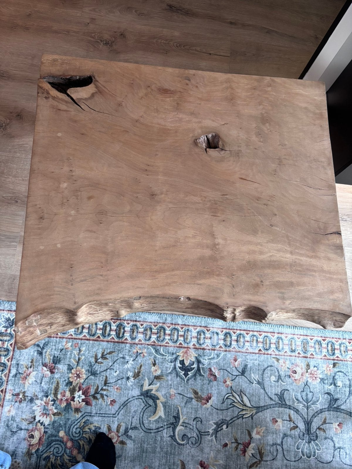 Salontafel boomstam, Huis en Inrichting, Ophalen, 50 tot 100 cm, 50 tot 100 cm, Zo goed als nieuw