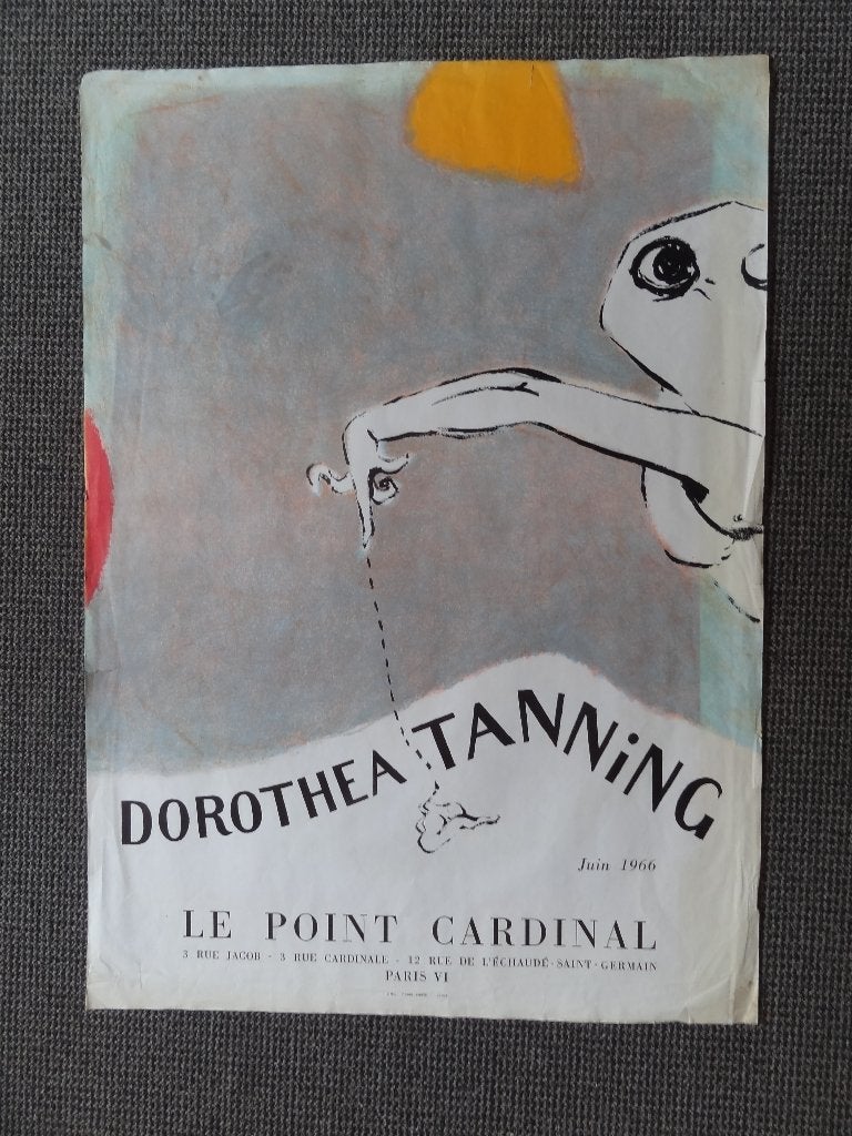 Litho Pierre Chave Vence, Dorothea Tanning, juin 1966., Verzenden, Personages en Fantasiefiguren, Lithografie