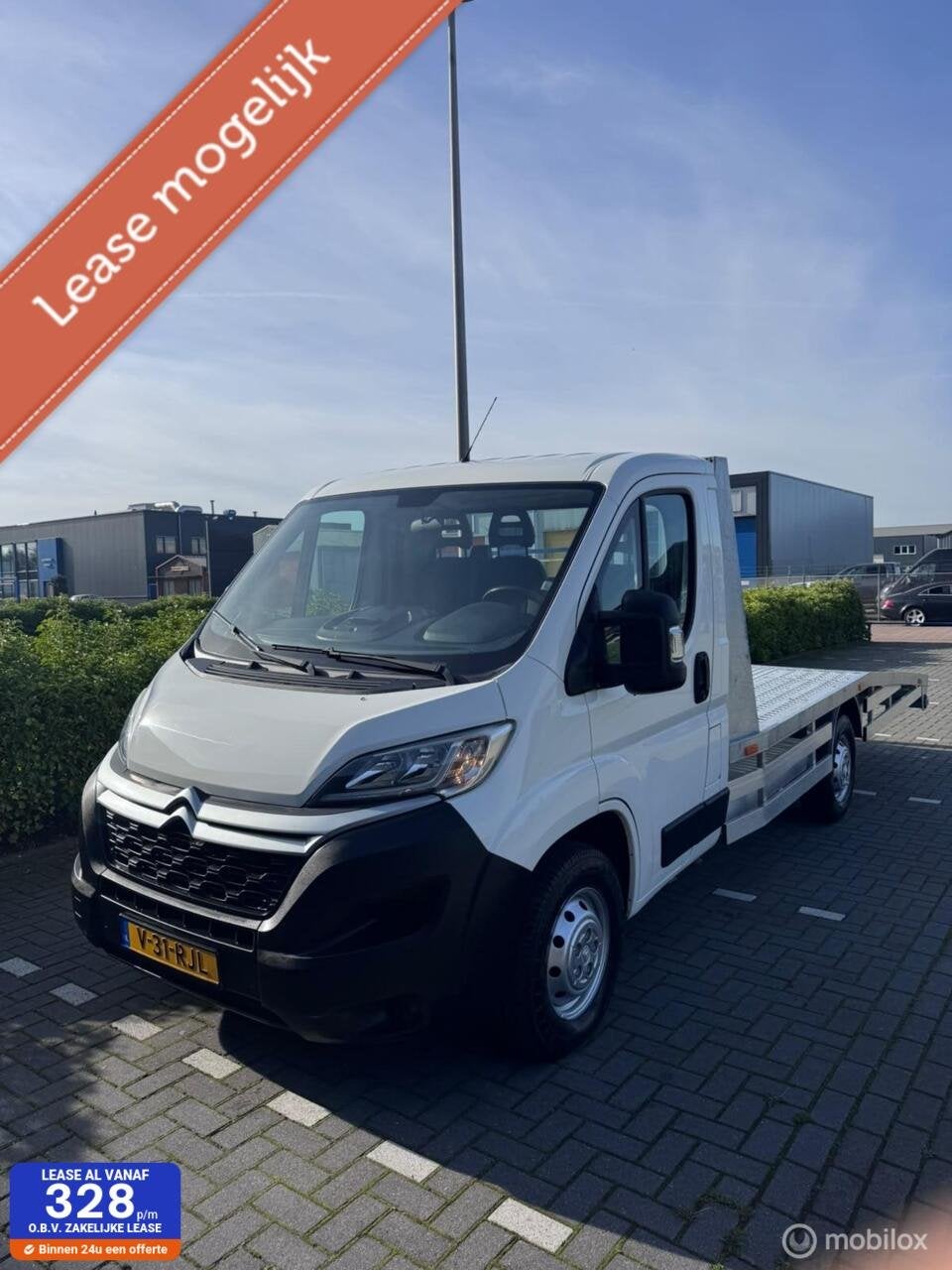 Citroen Jumper bestel 35 2.2 BlueHDi 140 pk euro 6, Gebruikt, 4 cilinders, 3000 kg, Wit
