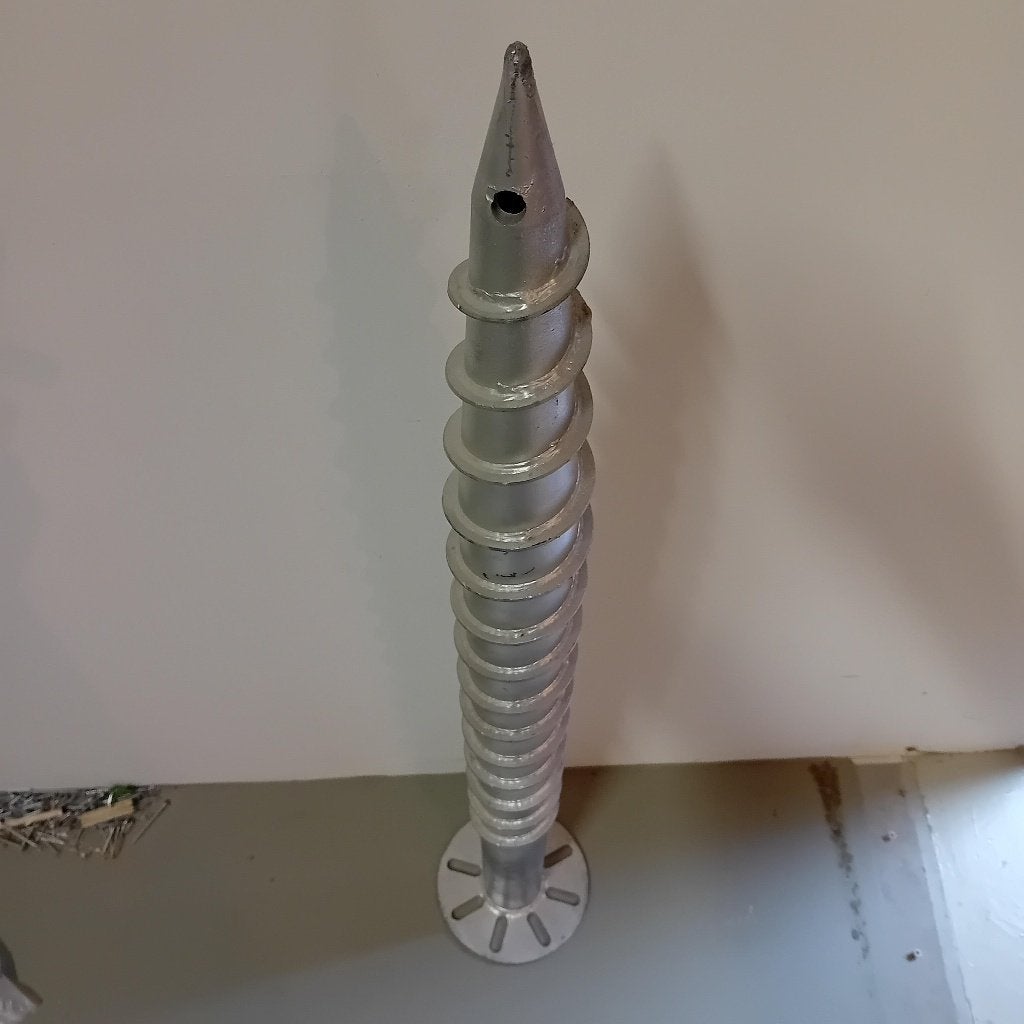 verzinkte schroefpaal grondschroef 120 cm, Doe-het-zelf en Verbouw, Ophalen, Nieuw, 100 tot 250 mm