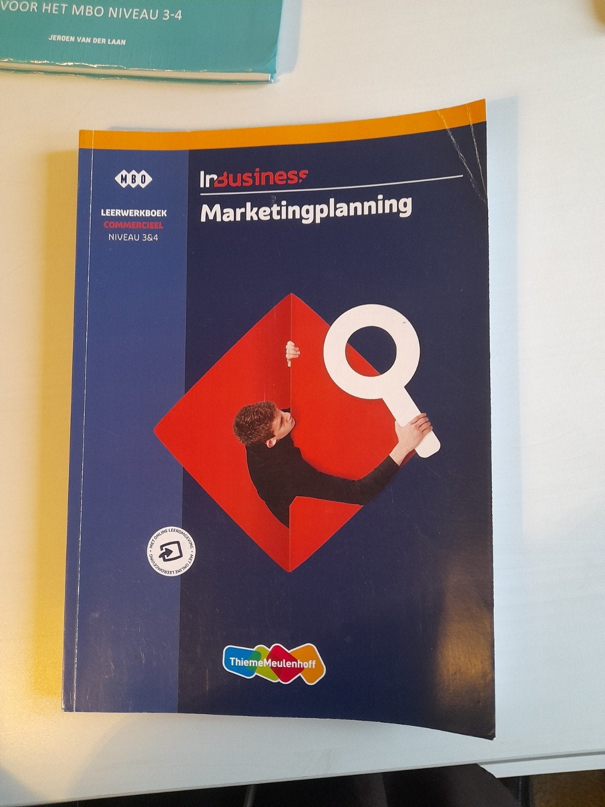Leerwerkboek commercieel marketingplanning, Ophalen of Verzenden, Zo goed als nieuw, Jeroen van der Laan, Nederlands