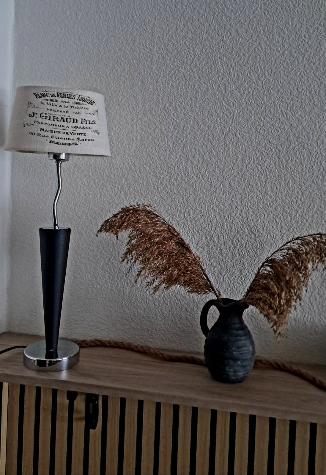 Mooie Vintage lamp Brocante Landelijk, Ophalen, Zo goed als nieuw