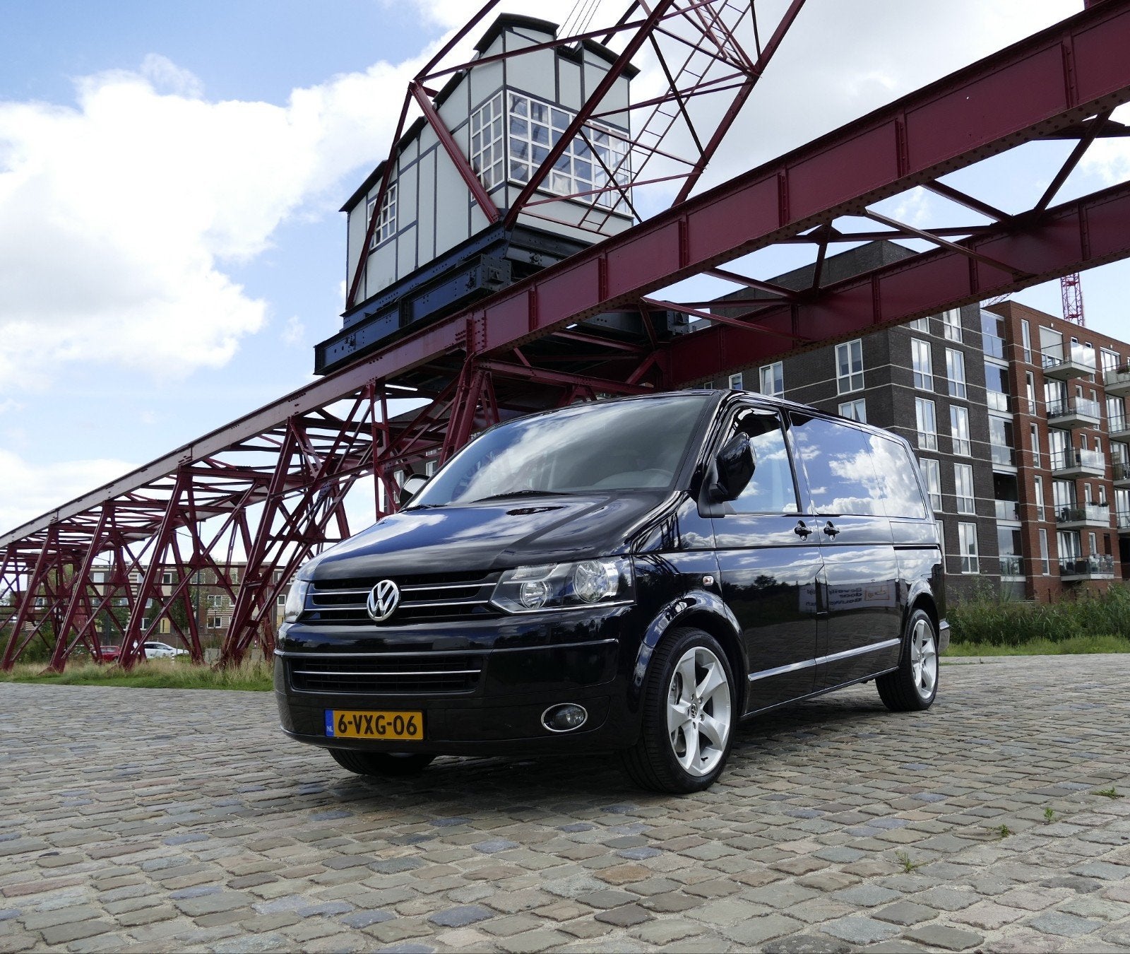 Vw Transporter T5.1 2.0 BiTDI 180PK DSG  2012  MARGE N.A.P., Auto's, Euro 5, Zwart, 4 cilinders, Zwart
