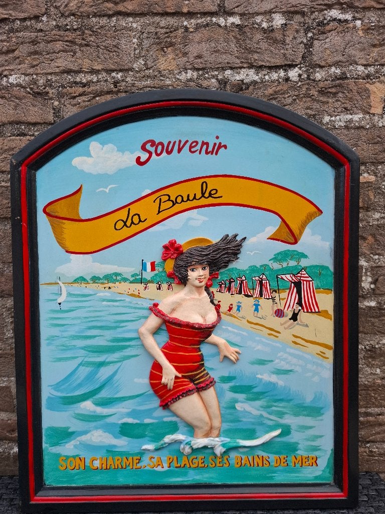 Prachtig pubbord strand, Ophalen of Verzenden