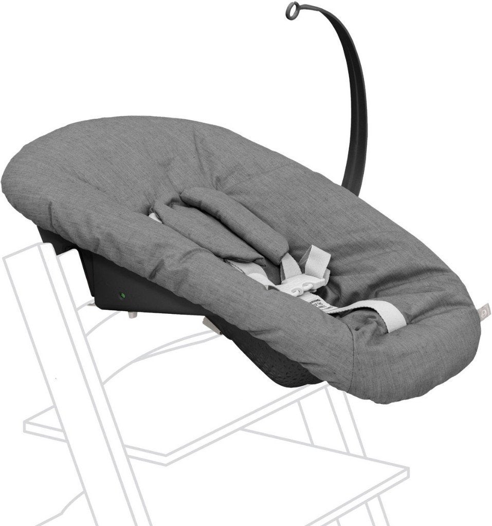 Stokke Tripp Trapp Newbornset Anthracite, Ophalen, Zo goed als nieuw, Hangstoel, Gordel(s)