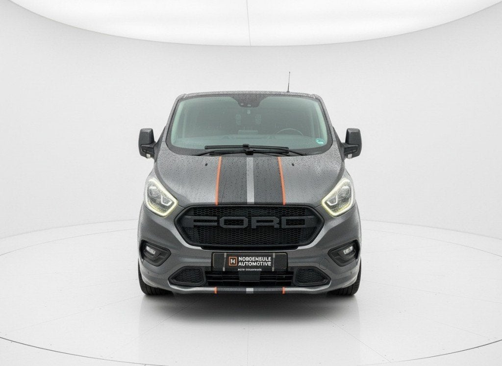 Ford TRANSIT CUSTOM 320 2.0 TDCI L1H1 Sport DC, Navi, Camera, Auto's, 15 km/l, 4 cilinders, Zwart, Diesel