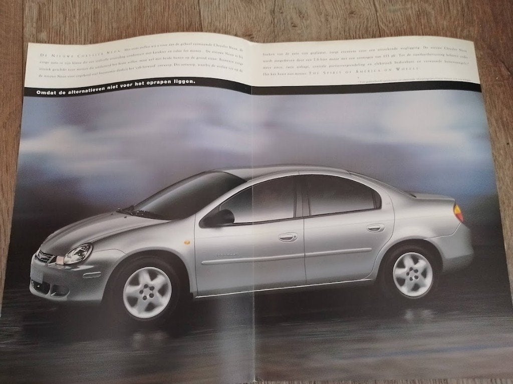 Chrysler Neon autofolder 1999, Ophalen of Verzenden, Nieuw, Overige merken
