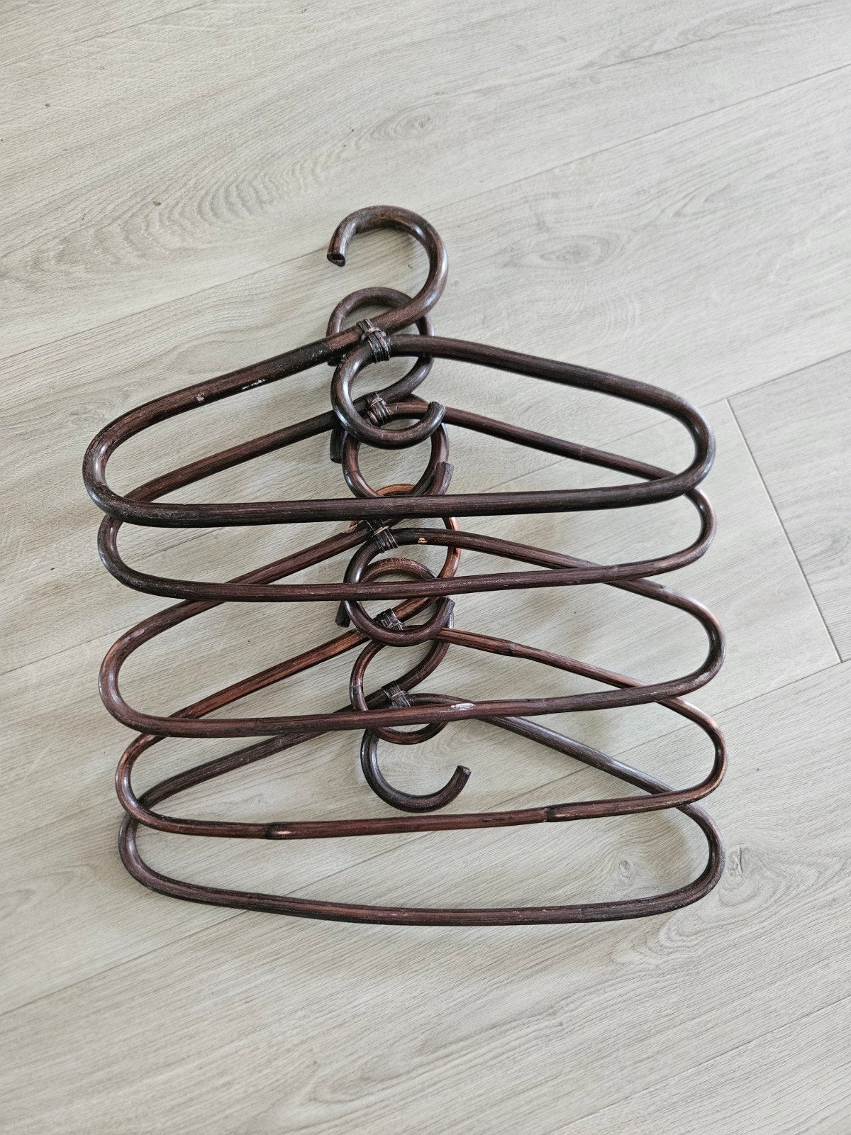 vintage kledinghangers, Ophalen of Verzenden, Gebruikt, Hout, Volwassenen