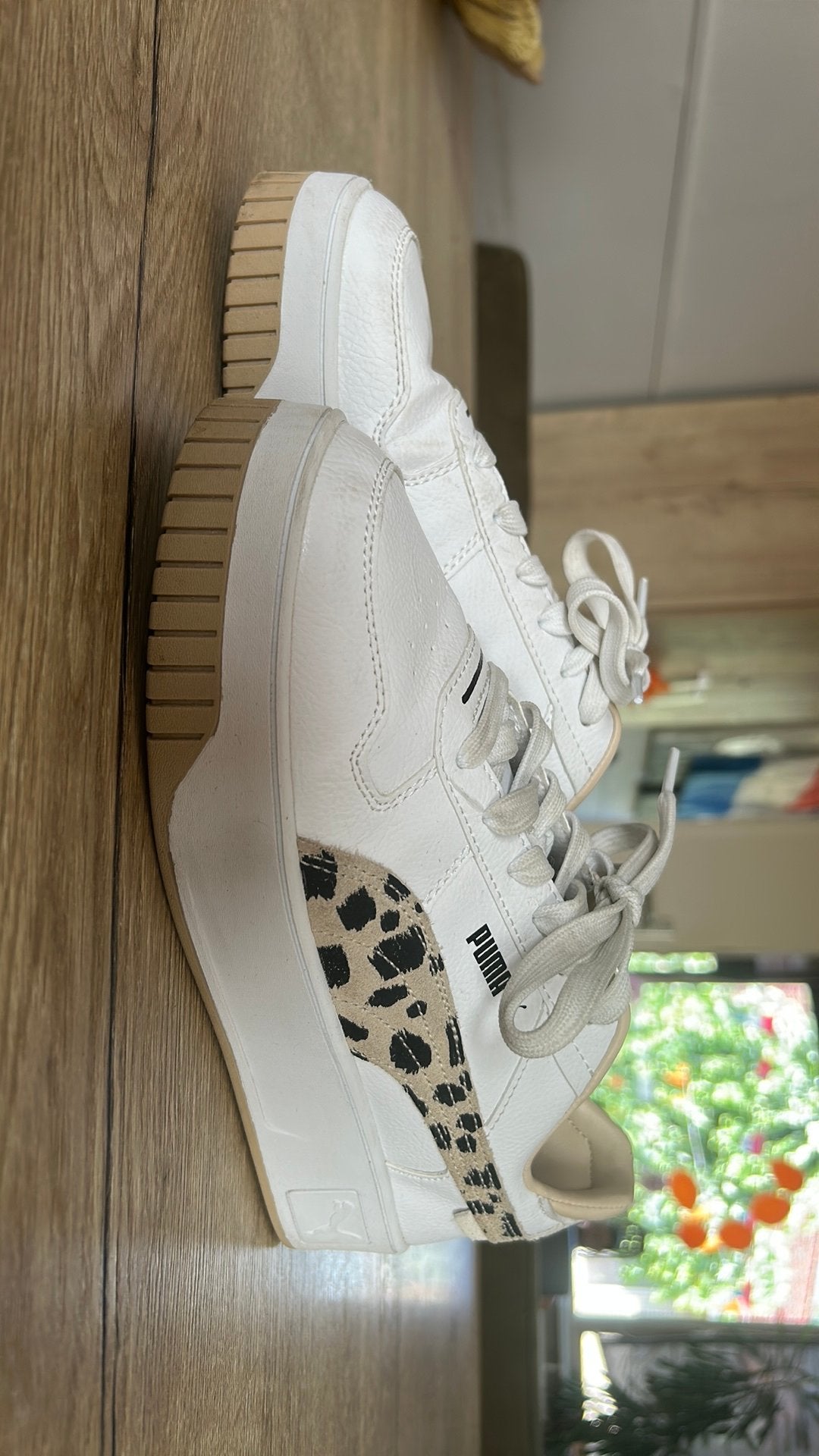 Puma sneakers, Ophalen of Verzenden, Zo goed als nieuw, Wit, Sneakers of Gympen