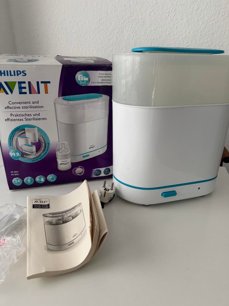 Philips Avent Stoomsterilisator 3-in-1, Ophalen of Verzenden, Zo goed als nieuw, Sterilisator