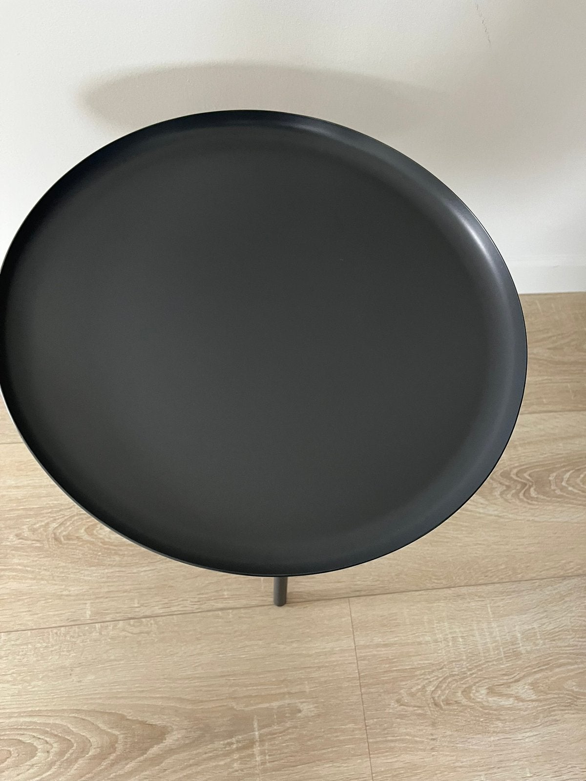 Bijzettafel Fonq, Minder dan 55 cm, Gebruikt, Metaal of Aluminium, Rond