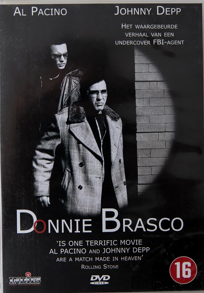 dvd donnie brasco, Alle leeftijden, Ophalen of Verzenden, Zo goed als nieuw, Actiethriller