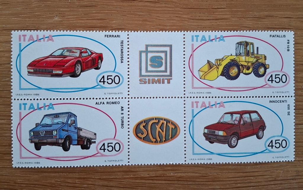 Italië Mi. 1980 t/m 1983 Blok postfris, Verzenden