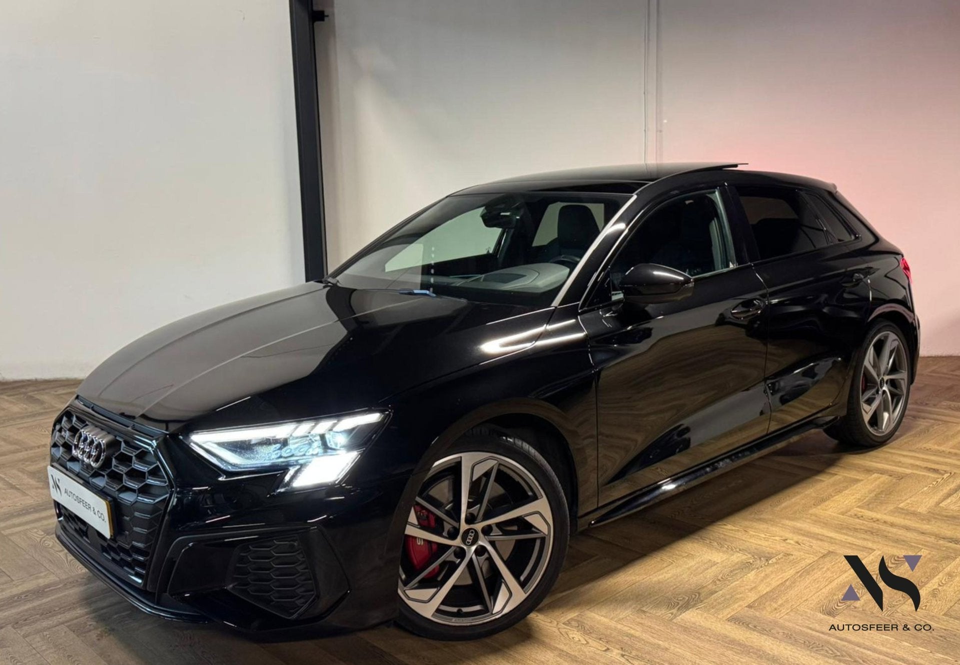 Audi S3 Sportback 2.0 TFSI S3 quattro PANO HUD B&O VOL', Auto's, Audi, S3, Gebruikt, Zwart, 4 cilinders