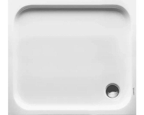 Douchebak Duravit 90x100 cm wit + glas douchewand, Ophalen, Gebruikt, Rvs, Douche