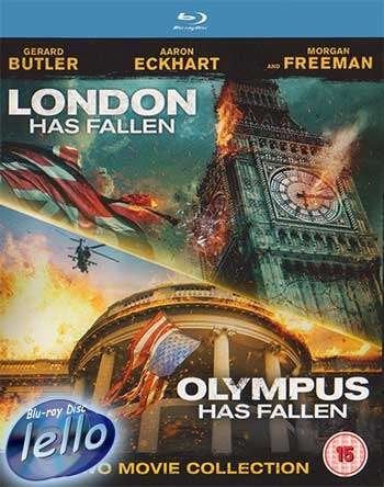 Blu-ray Olympus Has Fallen ('13) & London Has Fallen ('16)SC, Ophalen of Verzenden, Nieuw in verpakking, Actie