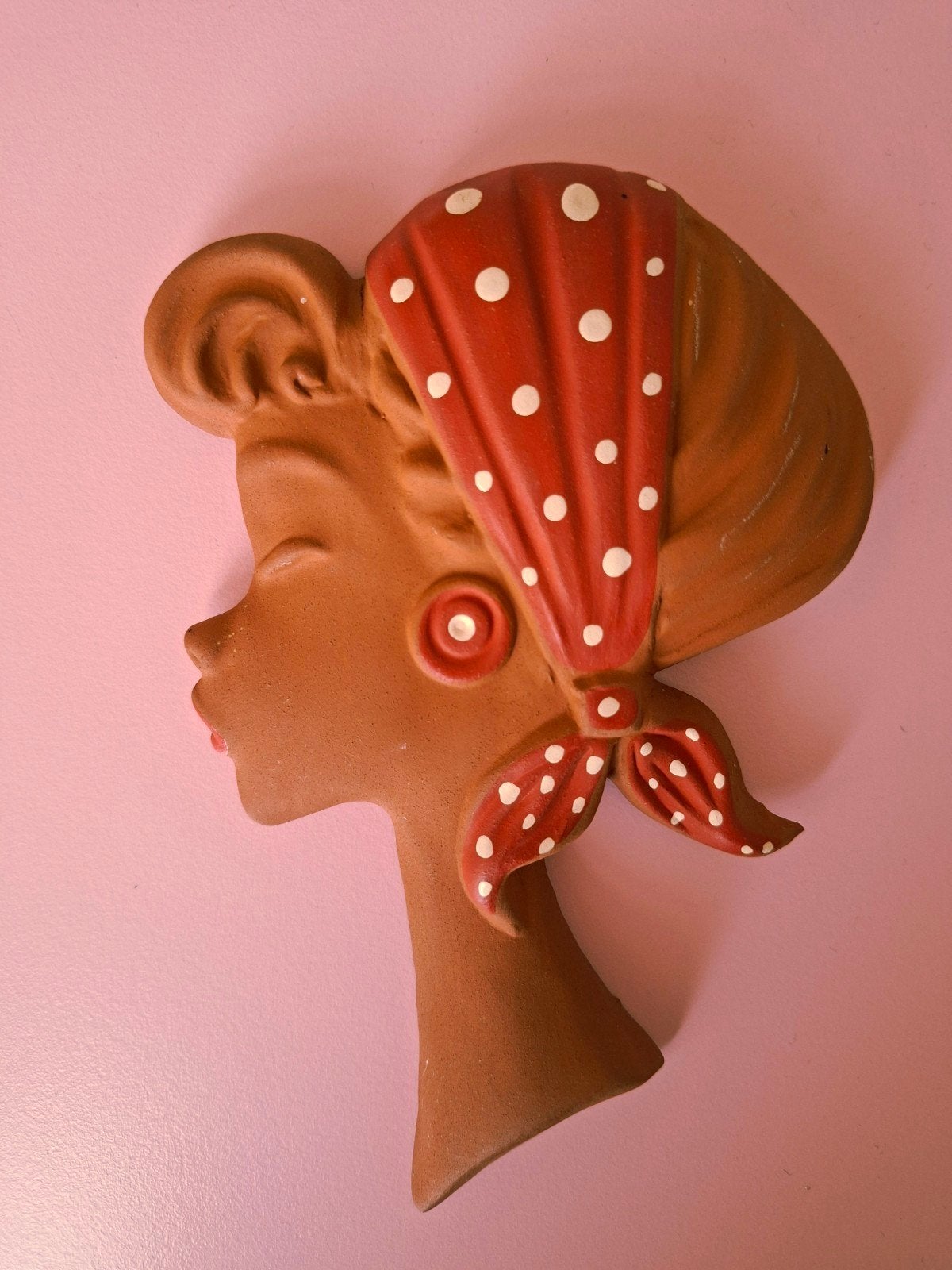 Keramiek fifties vrouwen hoofdje/ gezichtje, Antiek en Kunst, Antiek | Keramiek en Aardewerk, Ophalen of Verzenden
