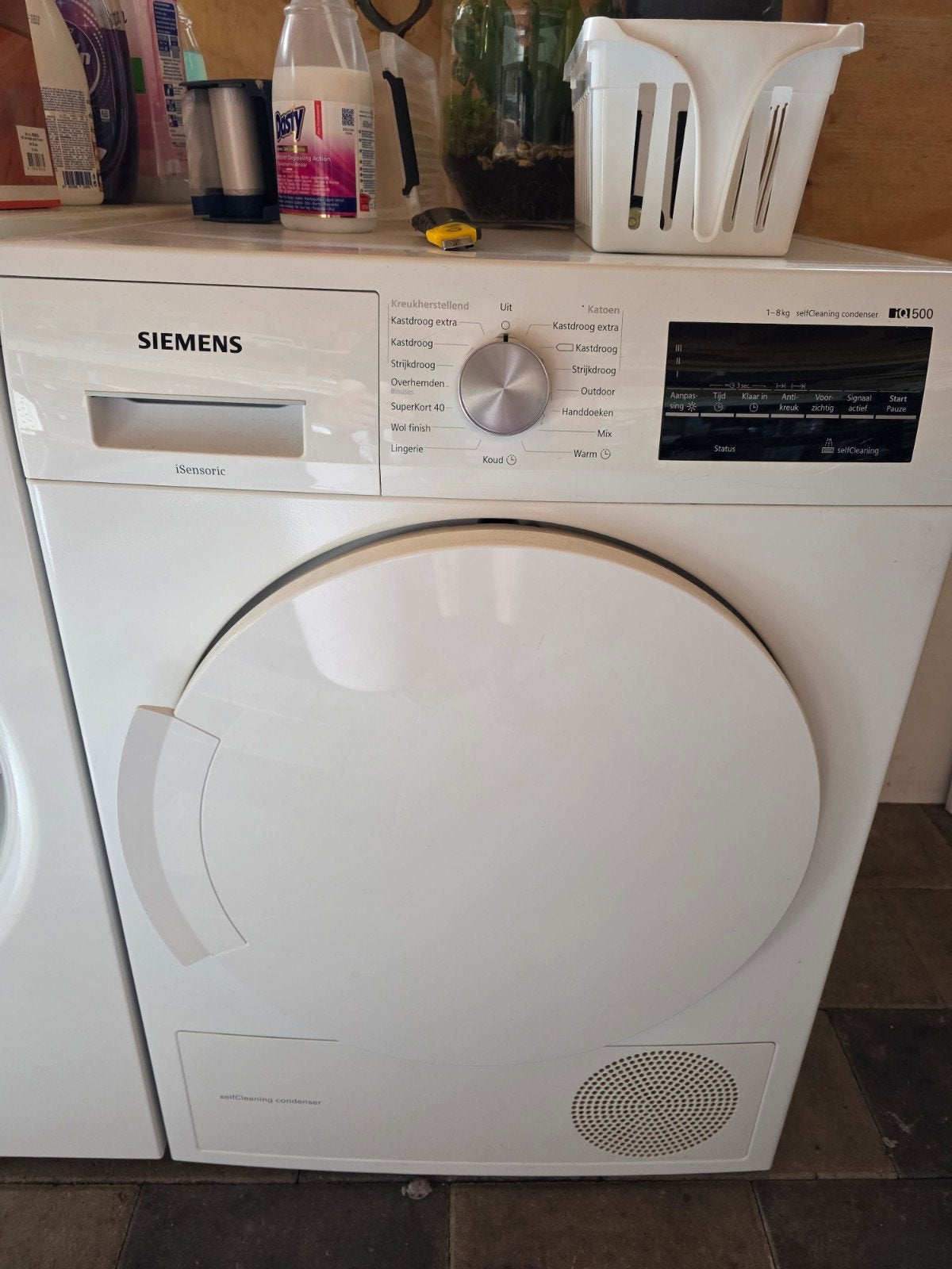 wasdroger condensdroger warmtepomp Siemens, Witgoed en Apparatuur, Wasdrogers, 6 tot 8 kg, Ophalen, Condens, Minder dan 85 cm